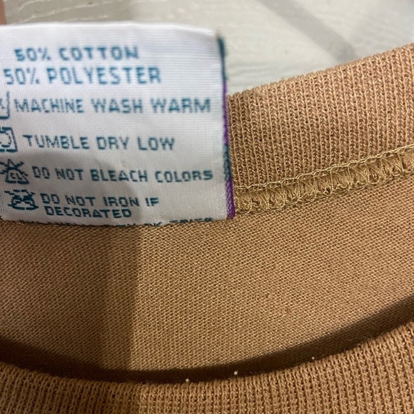 Vintage Fashion Gear Guardian Angel Tan T-Shirt - Picture 9 of 10